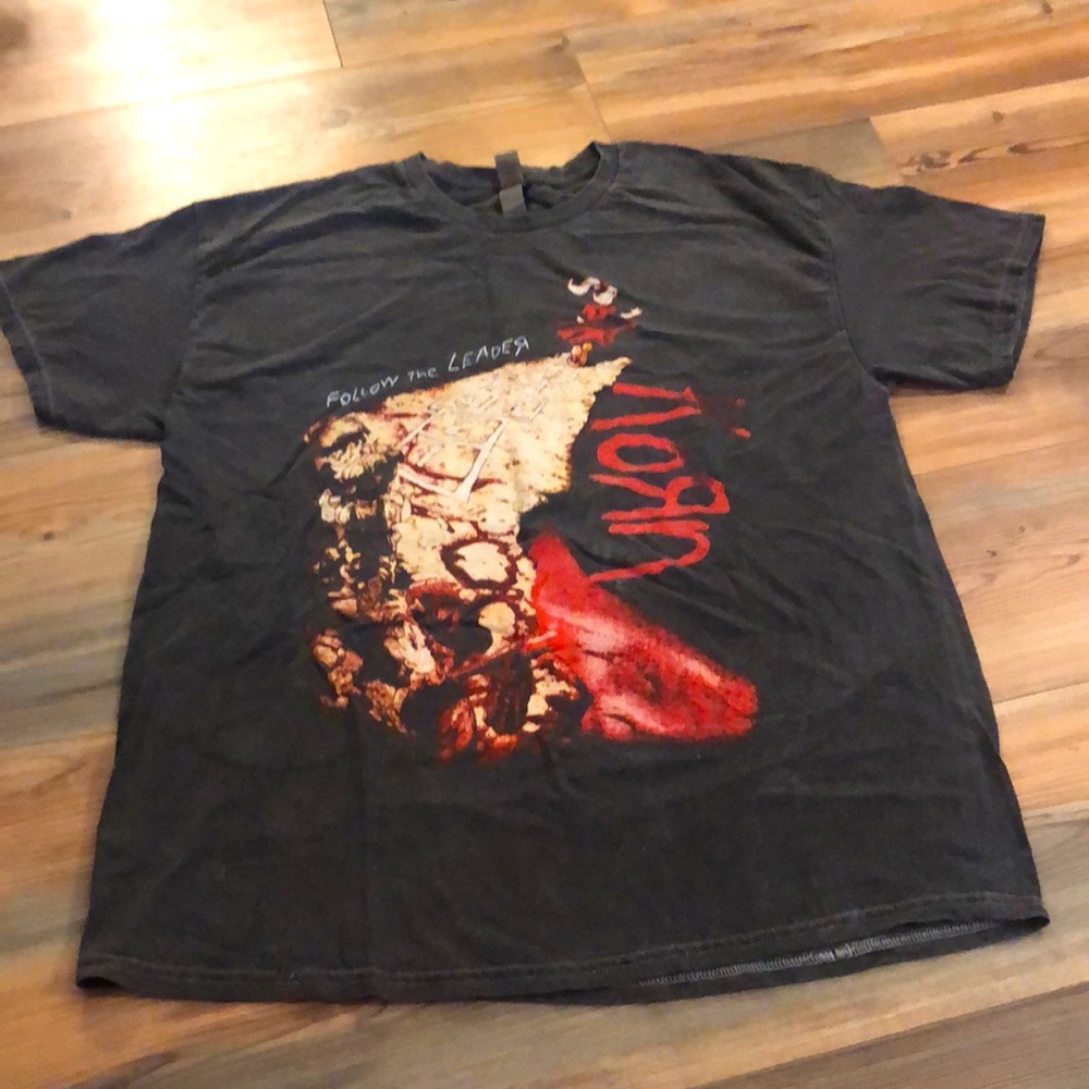 Sale 💚 Vintage Korn Follow the Leader Rock T-shirt size XL